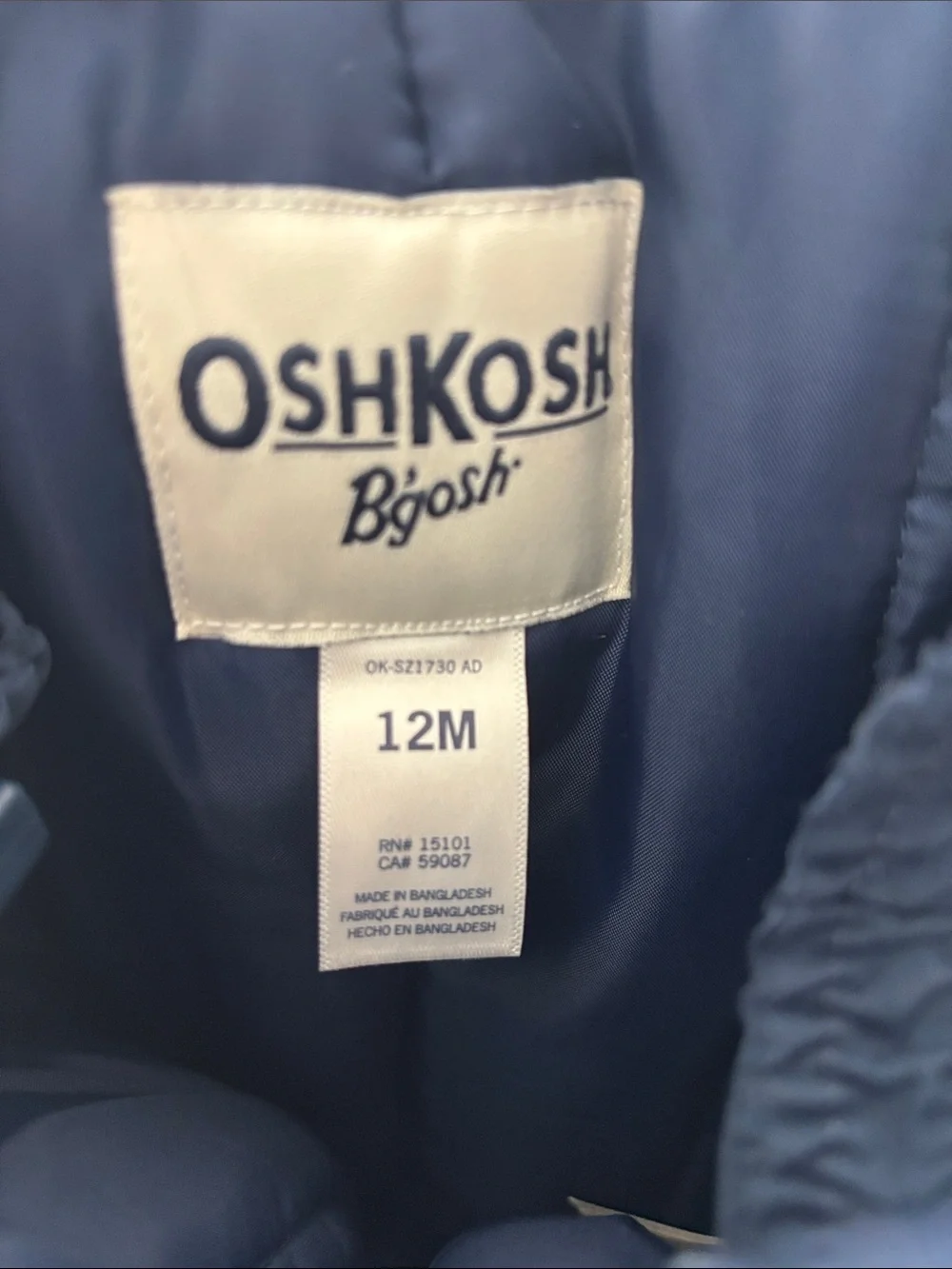 OshKosh Bgosh durable navy